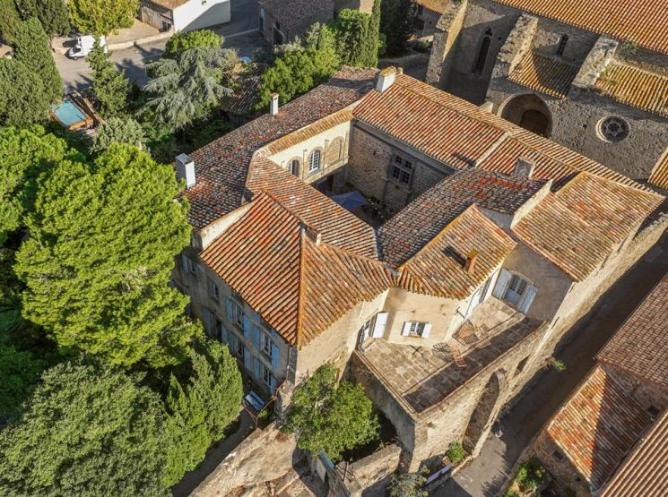 Château e Puichéric vue du ciel